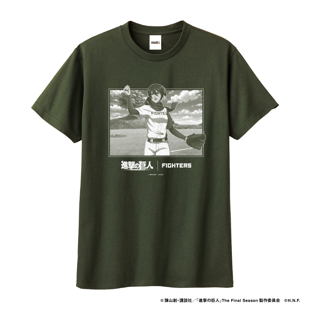 Tシャツ(リアル)｜進撃の巨人プロ野球6球団コラボグッズ通販