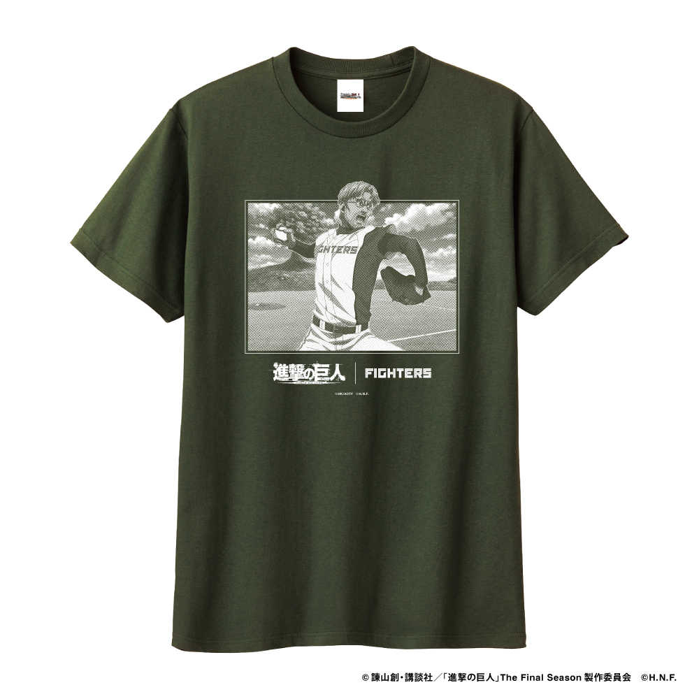 Tシャツ(リアル)｜進撃の巨人プロ野球6球団コラボグッズ通販