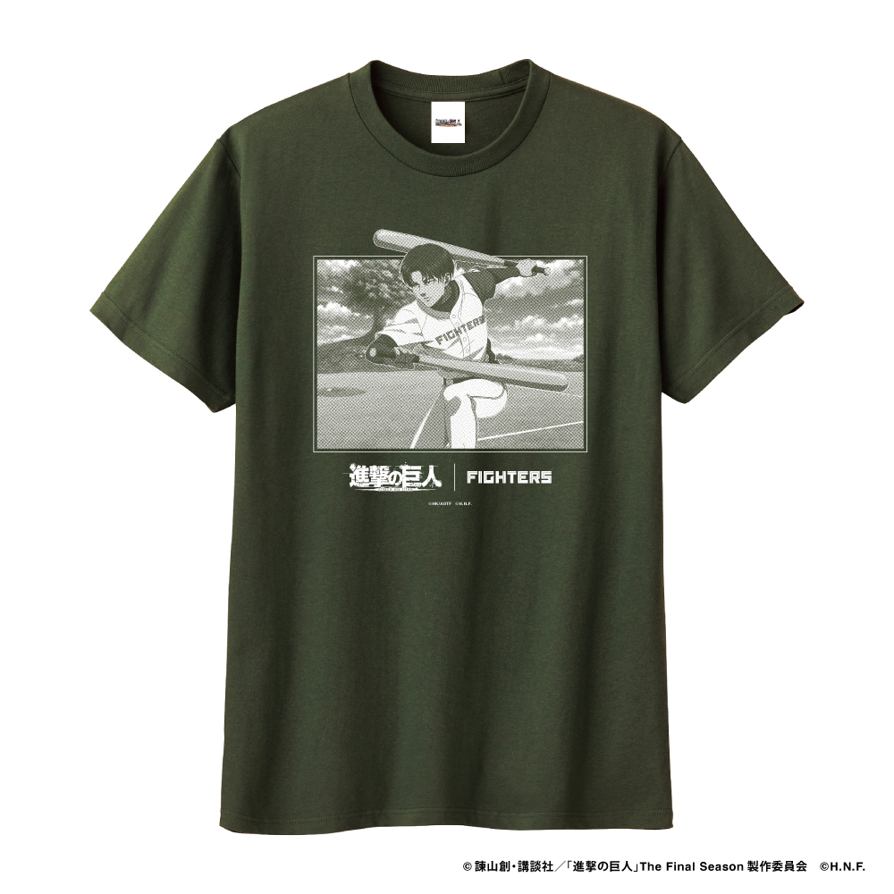 Tシャツ(リアル)｜進撃の巨人プロ野球6球団コラボグッズ通販